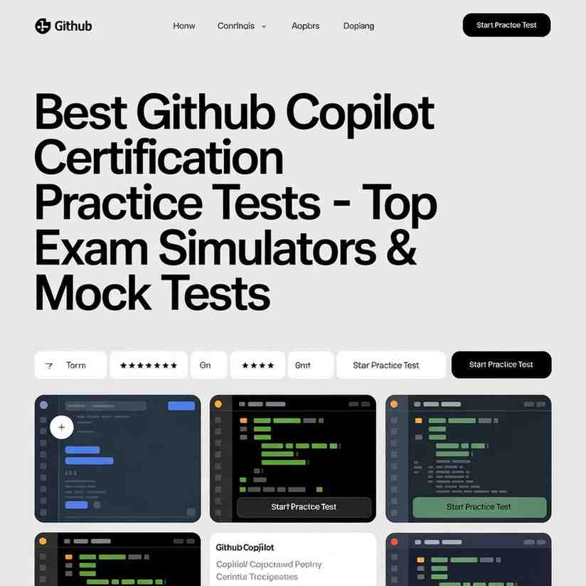 Best GitHub Copilot Certification Practice Tests (2026) – Top Exam Simulators & Mock Tests 10 GitHub Copilot Certification Practice Tests